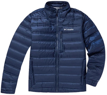 Columbia Lightweight Quilted Down Jacket Blue with Logo Print. WE8287-464 Buy Columbia Lightweight Quilted Down Jacket Blue with Logo Print. WE8287-464