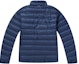Lookbook Columbia Lightweight Quilted Down Jacket Blue with Logo Print. WE8287-464