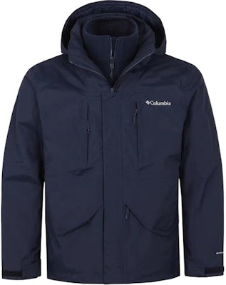 컬럼비아 네이비 3-in-1 후드 자켓 - 하이킹, 여행, 어반 아웃도어 용. WE1725-464 Order 컬럼비아 네이비 3-in-1 후드 자켓 - 하이킹, 여행, 어반 아웃도어 용. WE1725-464