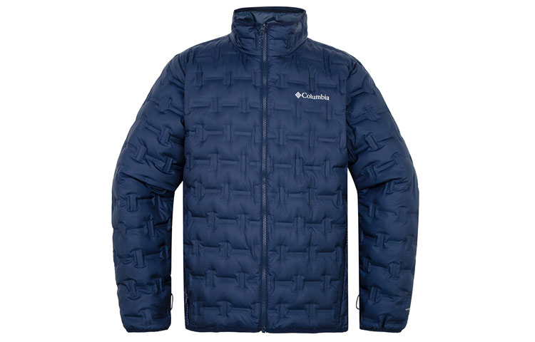 Shop Columbia  Navy Blue Thermal 3-in-1 Durable Logo Jacket. WE1157-464