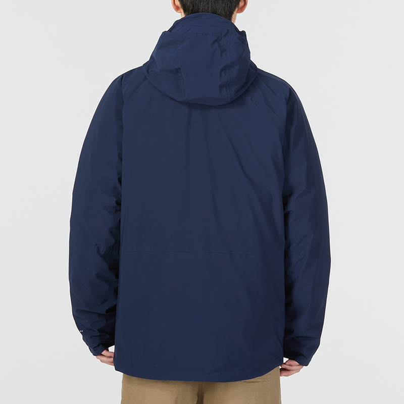 Sizing Columbia  Navy Blue Thermal 3-in-1 Durable Logo Jacket. WE1157-464