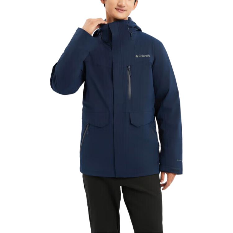 Shop コロンビア ネイビーアウトドアジャケット 防水・防風・保温・耐久性抜群 WE9643-464