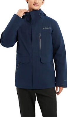 コロンビア ネイビーアウトドアジャケット 防水・防風・保温・耐久性抜群 WE9643-464 Shop コロンビア ネイビーアウトドアジャケット 防水・防風・保温・耐久性抜群 WE9643-464