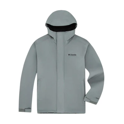 Columbia Omni-Heat 3-in-1 Waterproof Jacket with Duck Down Liner - Gray. XE5798-342