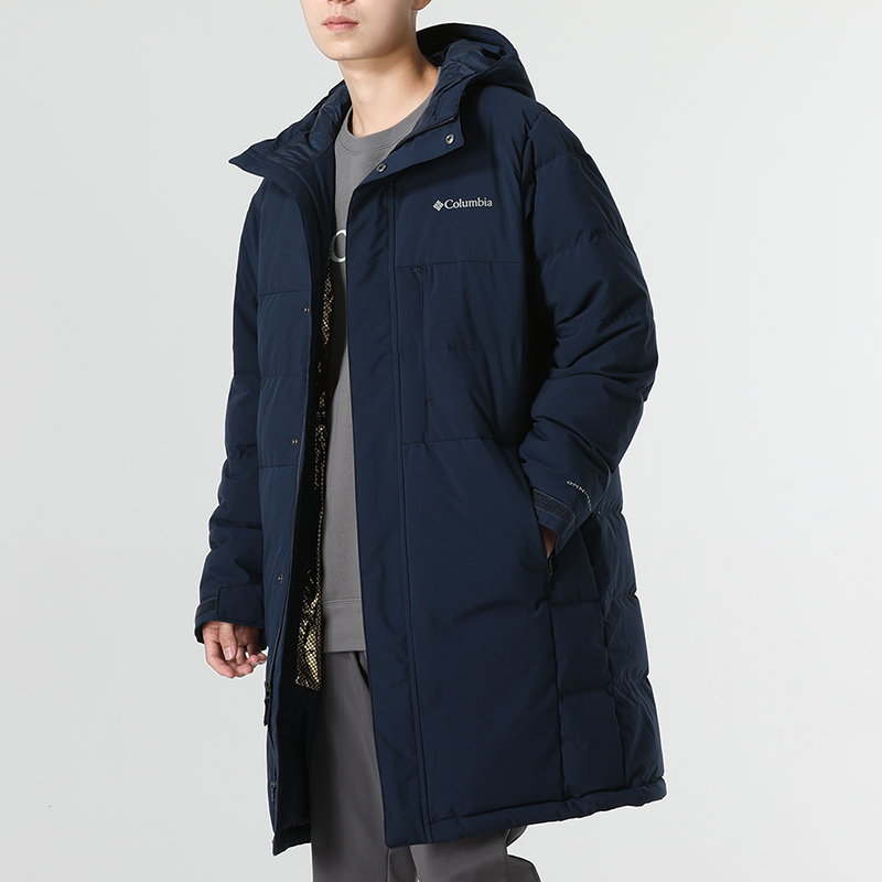 Details for Chaqueta Azul Columbia Outdoor a Prueba de Viento y Relleno de Plumón. WE7142-464
