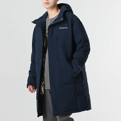 Chaqueta Azul Columbia Outdoor a Prueba de Viento y Relleno de Plumón. WE7142-464 Details for Chaqueta Azul Columbia Outdoor a Prueba de Viento y Relleno de Plumón. WE7142-464