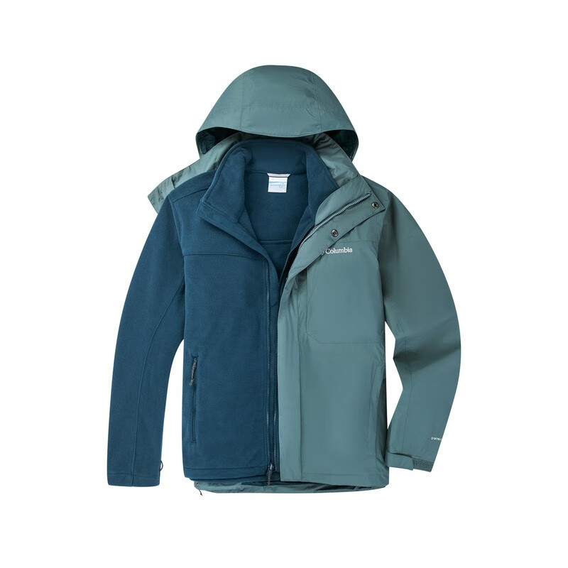 Order 哥伦比亚防水三合一连帽夹克徒步户外探险服装 WE1322-346