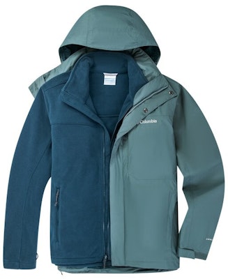 哥伦比亚防水三合一连帽夹克徒步户外探险服装 WE1322-346 Order 哥伦比亚防水三合一连帽夹克徒步户外探险服装 WE1322-346