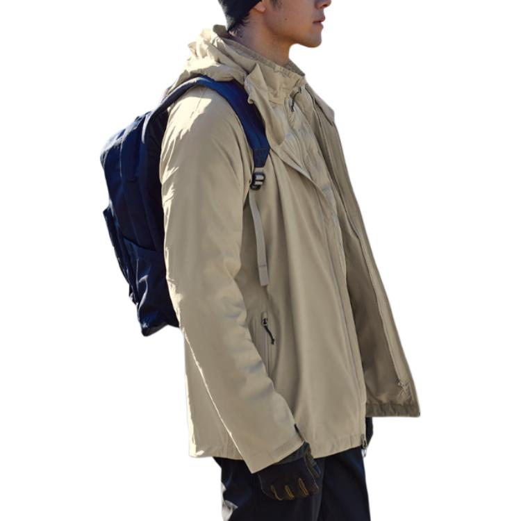 Lookbook Chaqueta Columbia Impermeable Aislante Khaki para Exterior y Uso Casual. XE5489-265