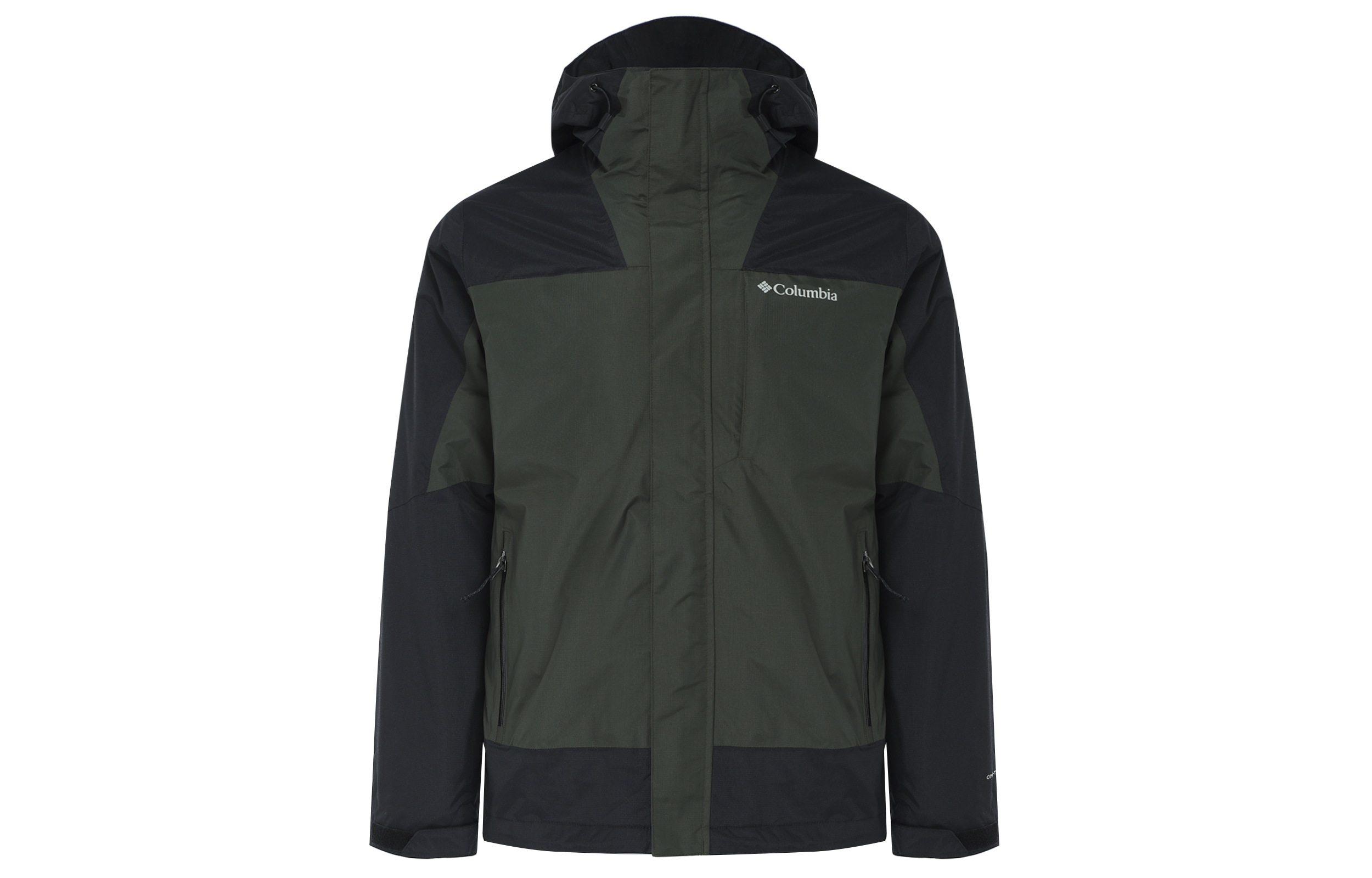 Columbia  Waterproof Windproof Breathable Hooded Outdoor Jacket - Dark Green XE5220-366