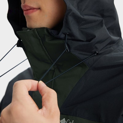 哥倫比亞防水防風透氣連帽戶外外套 - 深綠色 XE5220-366 Details for 哥倫比亞防水防風透氣連帽戶外外套 - 深綠色 XE5220-366