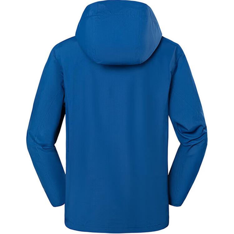 Lookbook 哥伦比亚防水防风蓝色抓绒夹克 XE5405-433