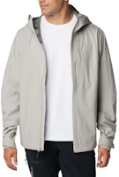 Shop Columbia Ample Dry™ 防水連帽外套 黑曜灰 WE3507-027