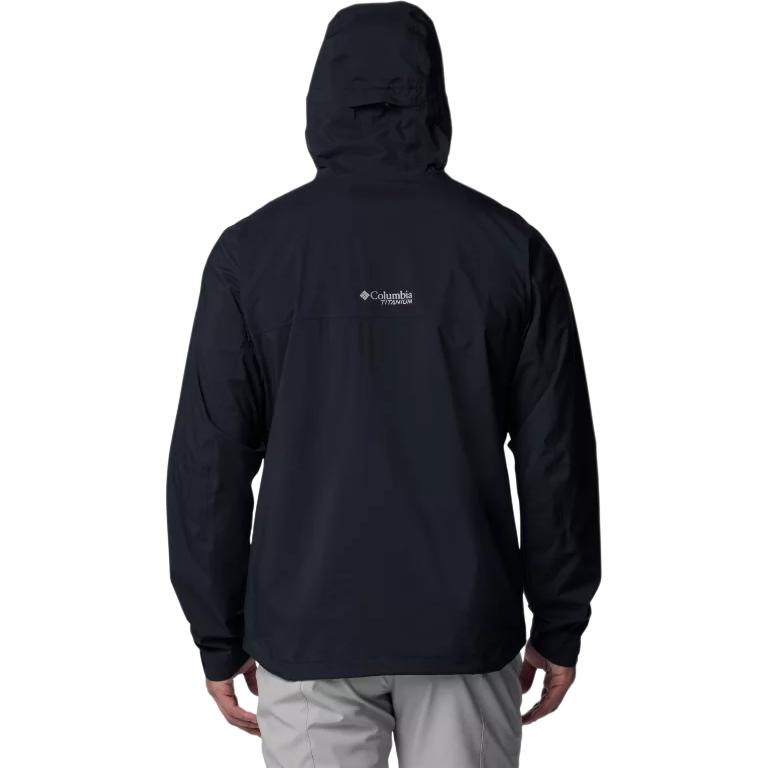 Lookbook 컬럼비아 암플리드라이 II 방수 후드 자켓 블랙 2071061-010