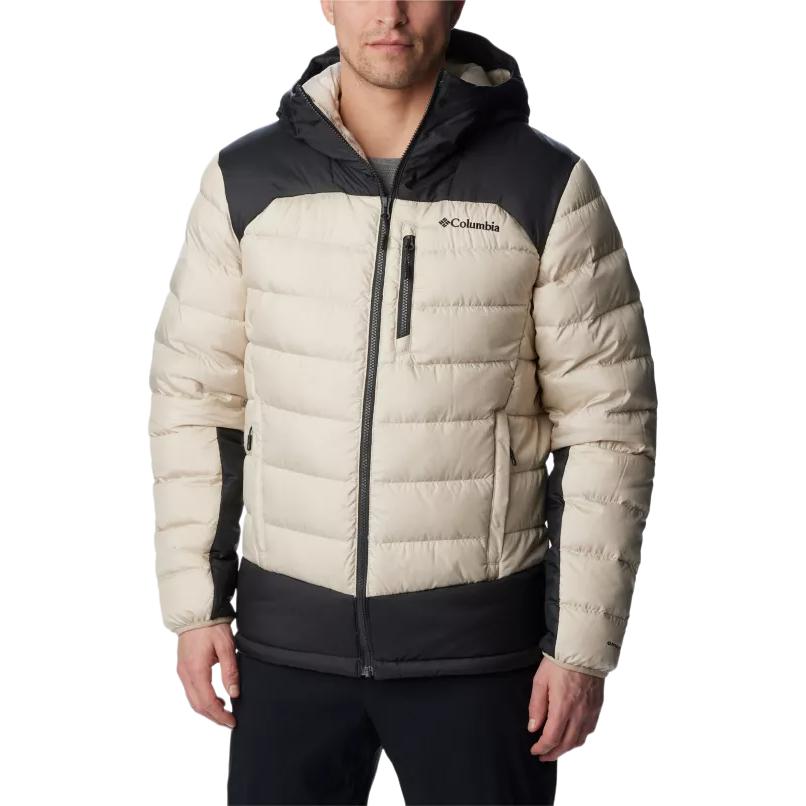 Columbia Autumn Park Down Hooded Jacket Black/Beige Colorblock 1930241-278