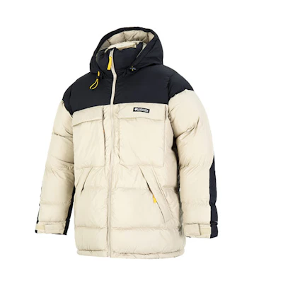 Columbia Ballistic Ridge Oversized Puffer Jacket Khaki Winter Hooded Coat WE4393-271