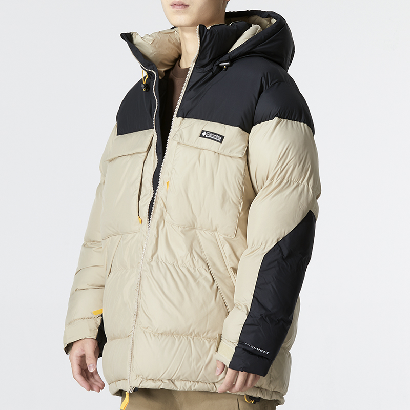 Details for Chaqueta Acolchada Sobredimensionada Columbia Ballistic Ridge Caqui Invierno Capucha WE4393-271