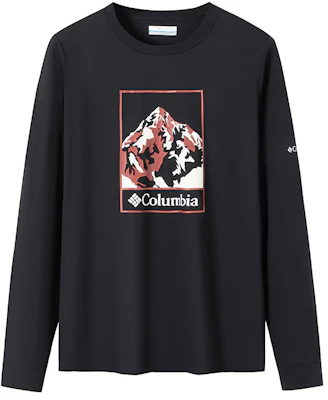Columbia 黑色圖案印花圓領長袖上衣 - 舒適版型 AE3817-009 Buy Columbia 黑色圖案印花圓領長袖上衣 - 舒適版型 AE3817-009