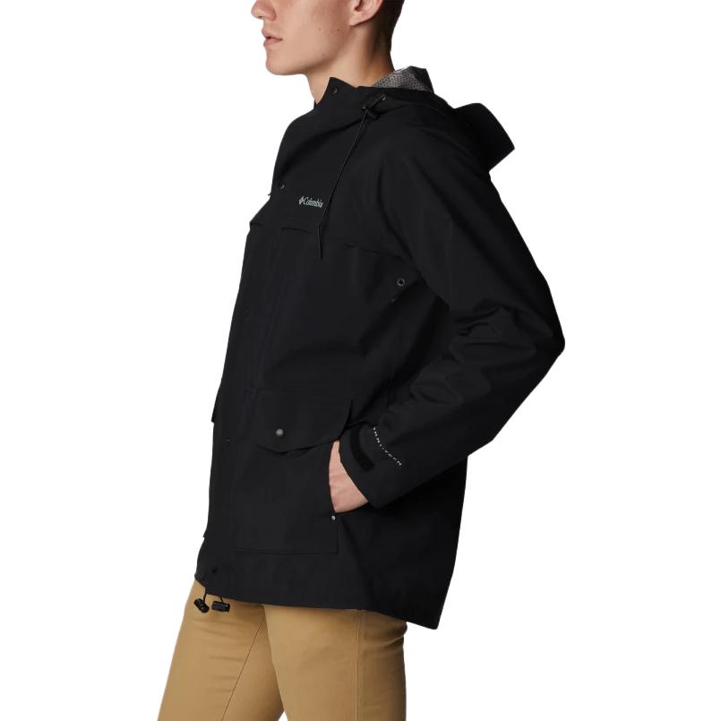 Details for 哥倫比亞黑色全拉鏈帽T外套附標誌印花 2036921-271