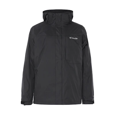 Columbia Black Hiking Outdoor Zippered Hooded Insulated Jacket WE6508-010