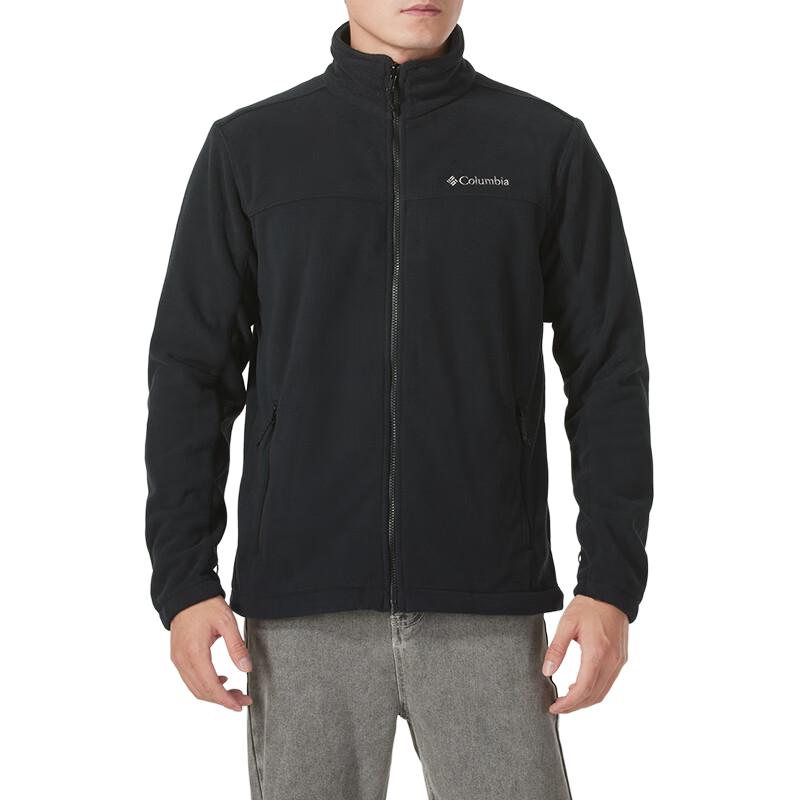 Shop 哥伦比亚黑色户外登山连帽拉链保暖夹克 WE6508-010