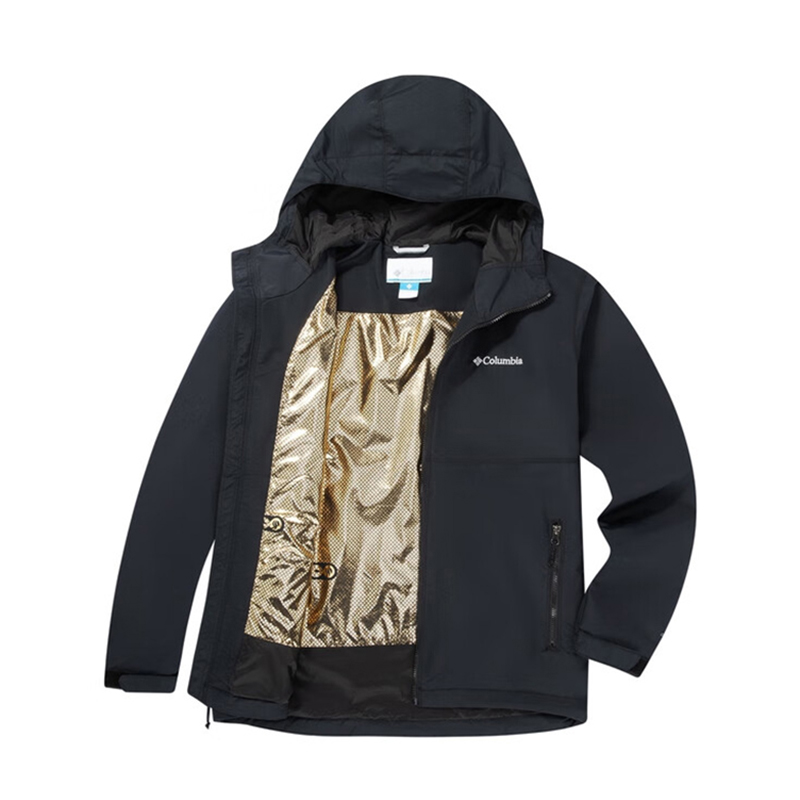 Columbia Black Hooded Casual Sports Jacket Long Sleeve XE8964-010 圖 4