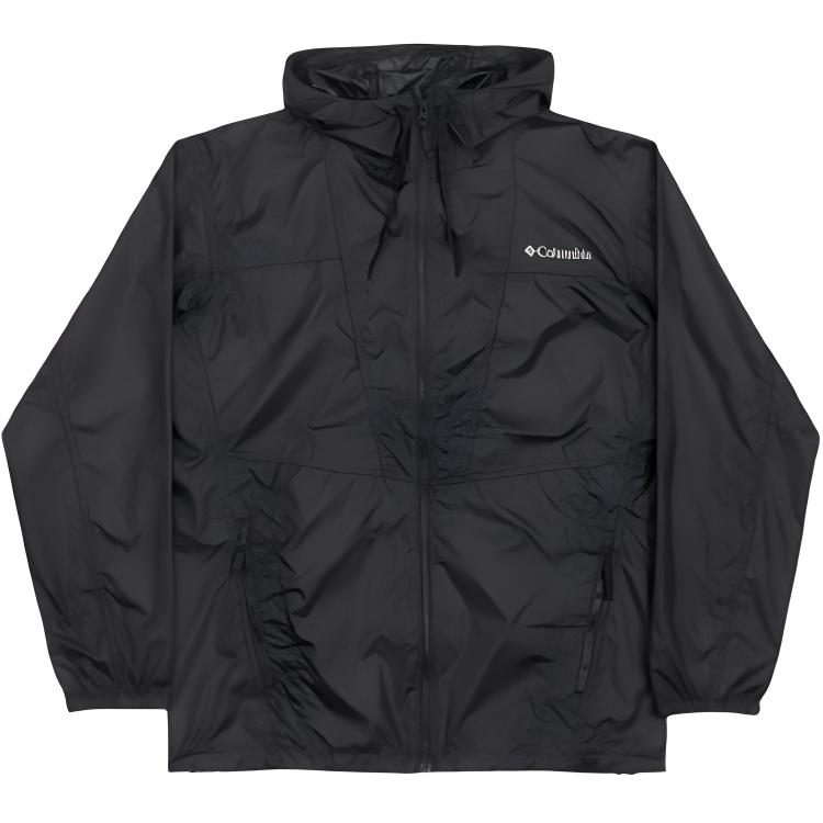 Columbia Black Letter Print Loose Fit Hooded Zip Jacket 2036871-011