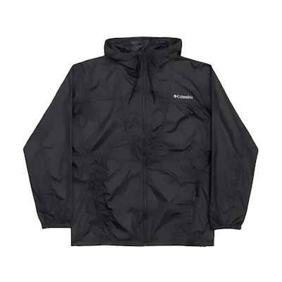 Columbia Black Letter Print Loose Fit Hooded Zip Jacket 2036871-011