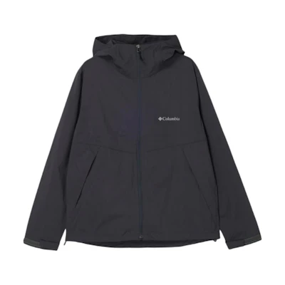 Columbia Black Logo Printed Outdoor Zip-Up Hoodie Jacket PM0264-011