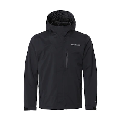 Columbia Black Outdoor Hoodie Jacket Waterproof UV Resistant Windbreaker XE3376-010