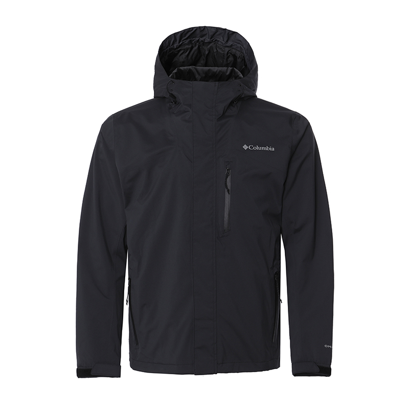 Order Columbia 黑色戶外防水抗UV防風連帽外套 XE3376-010