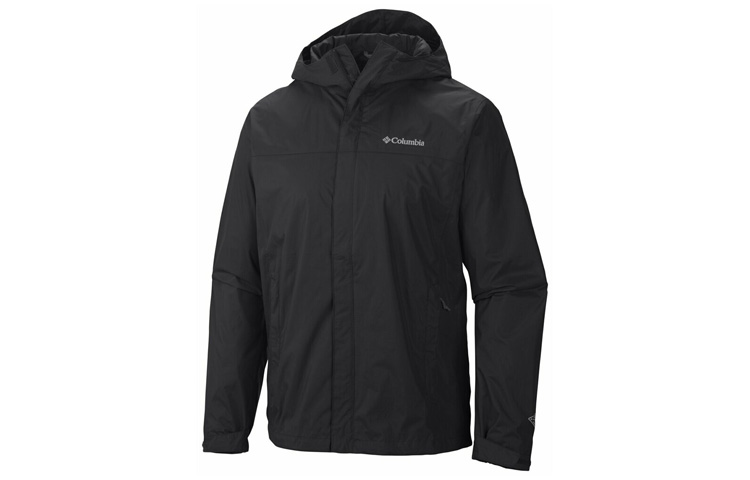 Columbia Black Softshell Hooded Jacket - Waterproof, Windproof, Outdoor Hiking RE2433010