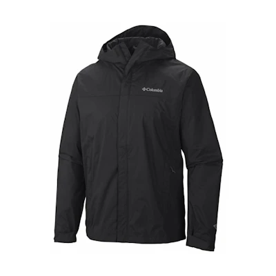 Columbia Black Softshell Hooded Jacket - Waterproof, Windproof, Outdoor Hiking RE2433010