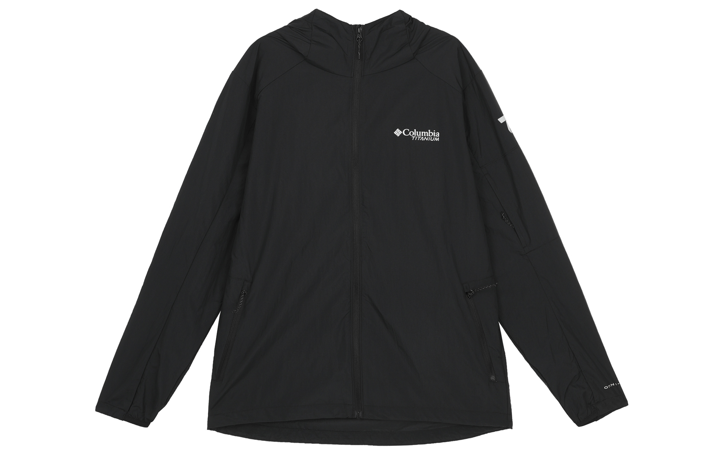 Columbia Black Solid Outdoor Sports Casual Hooded Jacket WE9484-010