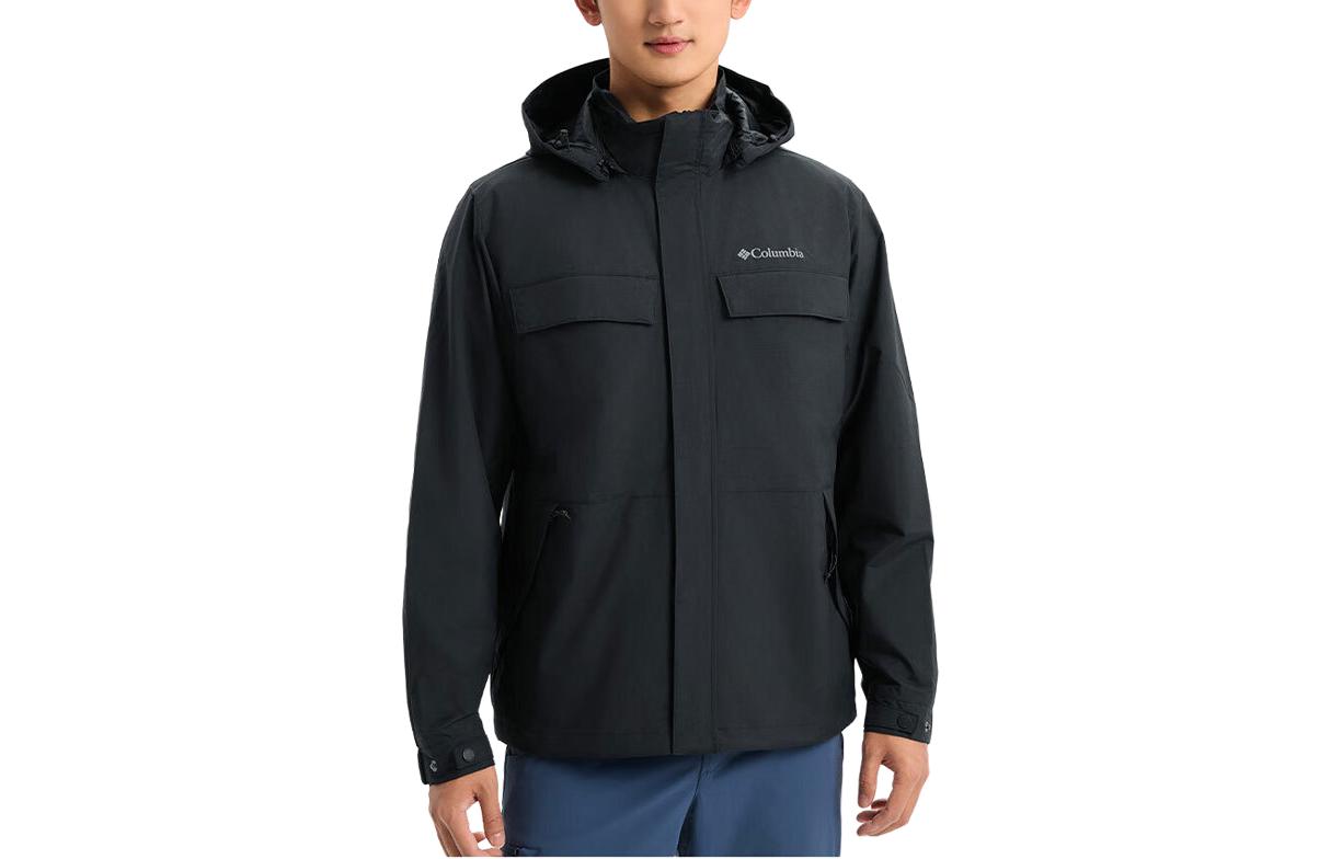 Order 哥倫比亞黑色防水可拆帽旅行夾克 XE9698-010