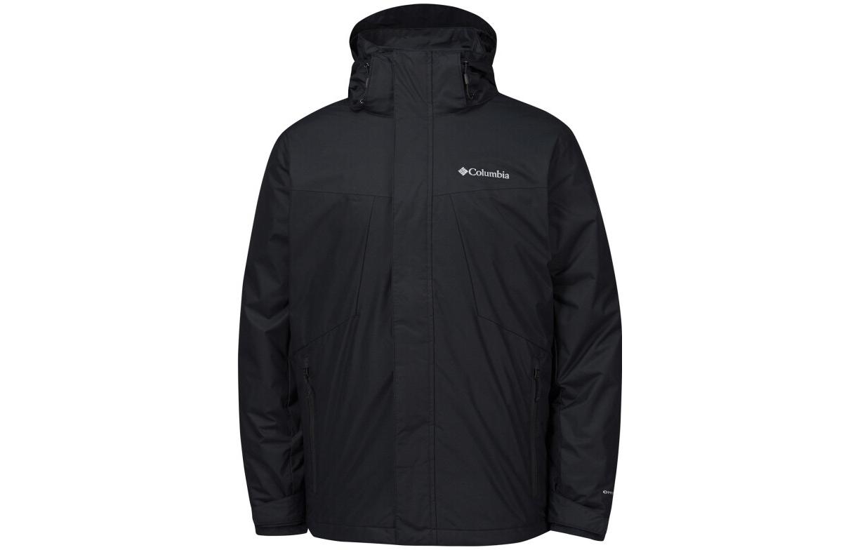 Order Columbia 黑色防水3合1連帽外套（可拆式搖粒絨內裡） XE4735-010
