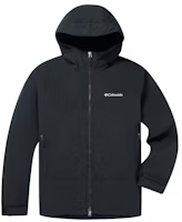 Columbia Black Waterproof Insulated Hoodie Jacket for Outdoor Hiking XE9089-010 Columbia Black Waterproof Insulated Hoodie Jacket for Outdoor Hiking XE9089-010