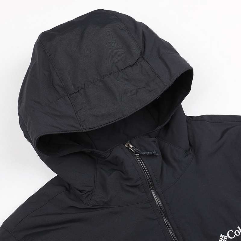 Sizing 컬럼비아 블랙 방수 보온 후드 재킷 아웃도어 하이킹용 XE9089-010
