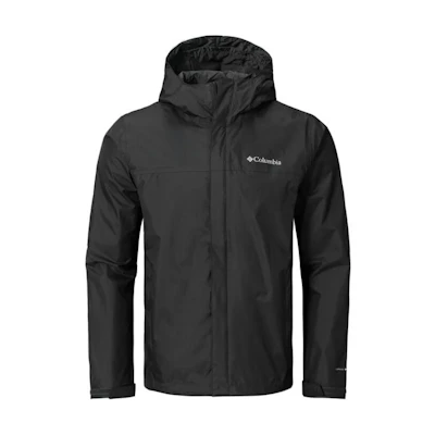 Columbia Black Waterproof Windproof Durable Hooded Hiking Jacket RE2433-012