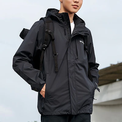 哥倫比亞防水防風耐用黑色戶外登山外套 RE0086-010 Shop 哥倫比亞防水防風耐用黑色戶外登山外套 RE0086-010