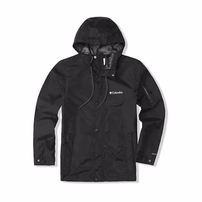 Columbia Black Waterproof Windproof Hooded Jacket XE4502010