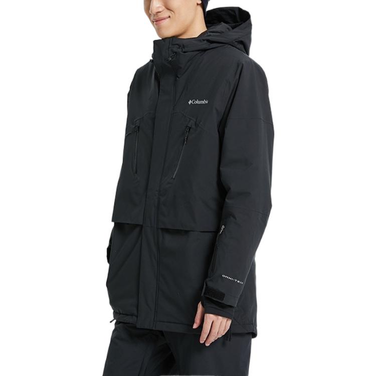 Purchase 哥倫比亞黑色防水防風連帽外套附Logo印花 WE8225-010