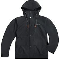 Columbia Black Waterproof Windproof Logo Hooded Outdoor Jacket XE1763-010 Columbia Black Waterproof Windproof Logo Hooded Outdoor Jacket XE1763-010