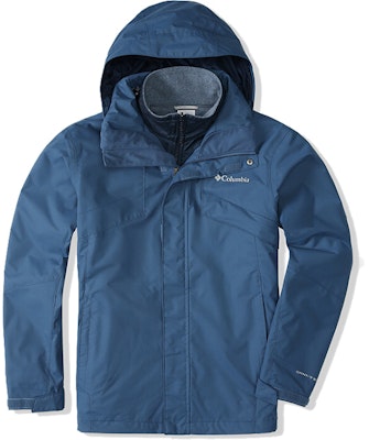 Columbia Blue 3-in-1 Waterproof Windproof Fleece Lined Jacket Outdoor. WE1273-452 Order Columbia Blue 3-in-1 Waterproof Windproof Fleece Lined Jacket Outdoor. WE1273-452