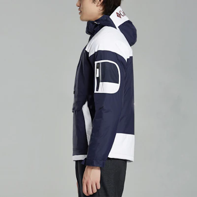 컬럼비아 블루 자수 로고 포켓 후드 집업 재킷 WE1136-468 Shop 컬럼비아 블루 자수 로고 포켓 후드 집업 재킷 WE1136-468