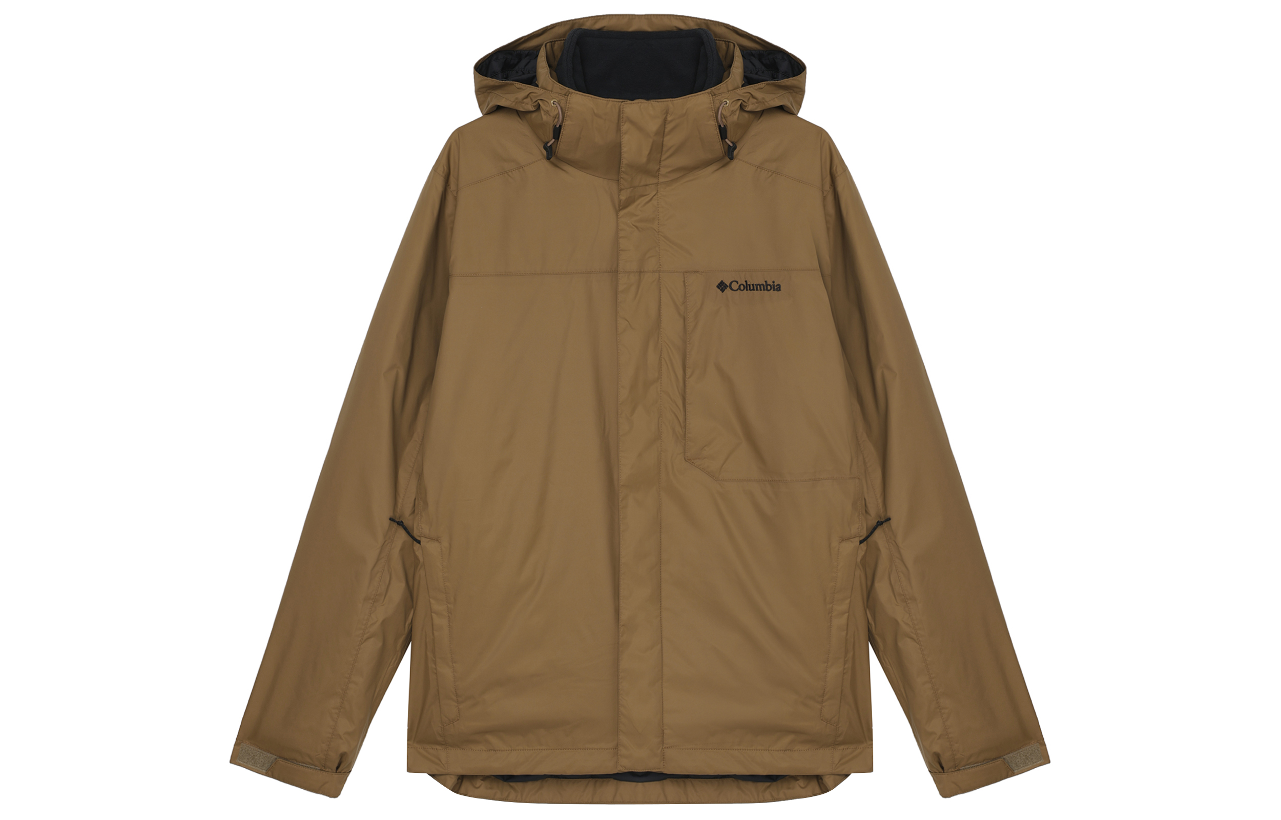 Columbia Brown Outdoor Hiking Logo Hooded Jacket - Warm & Stylish WE6508-257