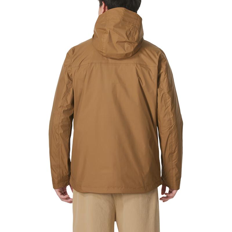 Columbia Brown Outdoor Hiking Logo Hooded Jacket - Warm & Stylish WE6508-257 圖 3