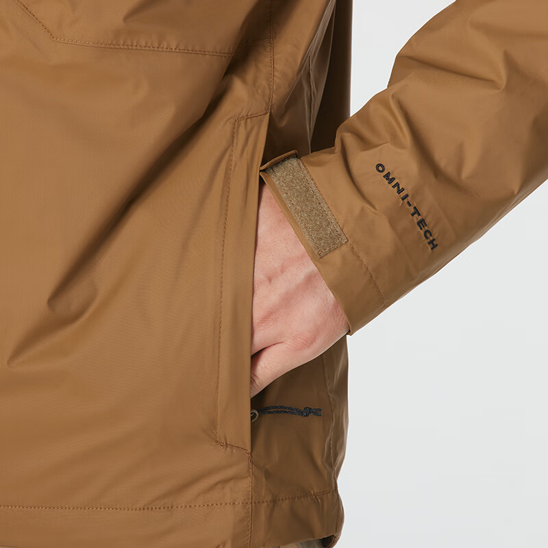 Columbia Brown Outdoor Hiking Logo Hooded Jacket - Warm & Stylish WE6508-257 圖 7