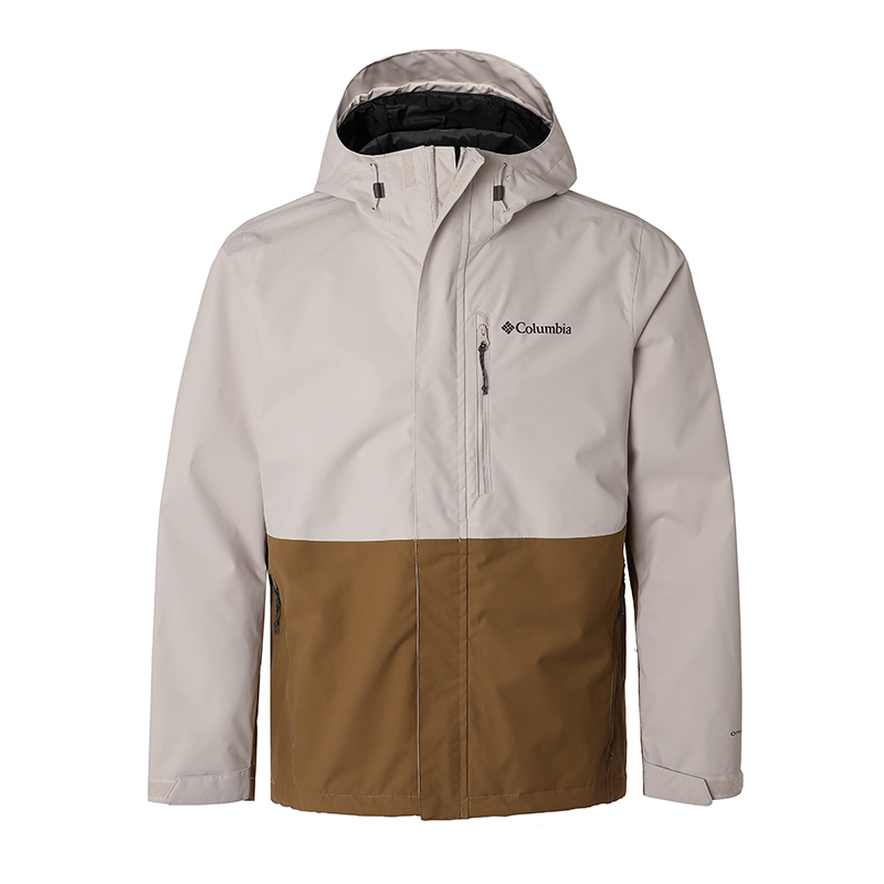 Columbia Brown Waterproof Windproof Durable Hooded Hiking Jacket WE2619-278