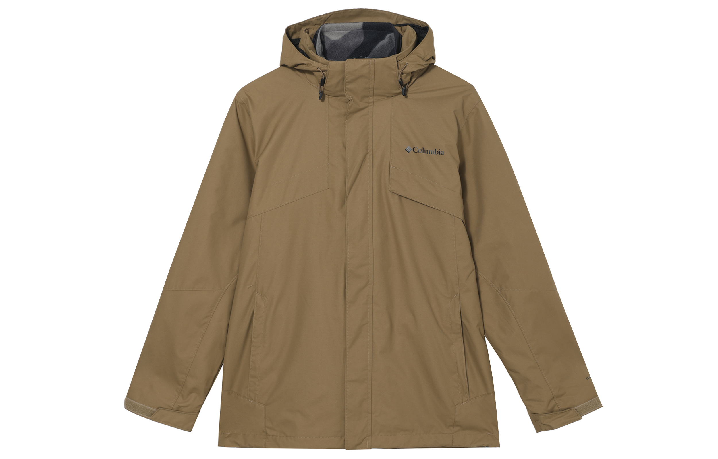 Columbia Bugaboo 3-in-1 Omni-Heat Waterproof Windproof Jacket Khaki WE8497-257